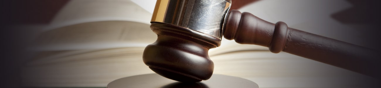 Banner picture of a gavel